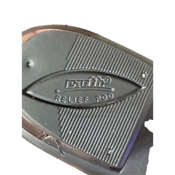 Earth Orion Black Leather Booties Size 9.5 - Picture 10 of 12